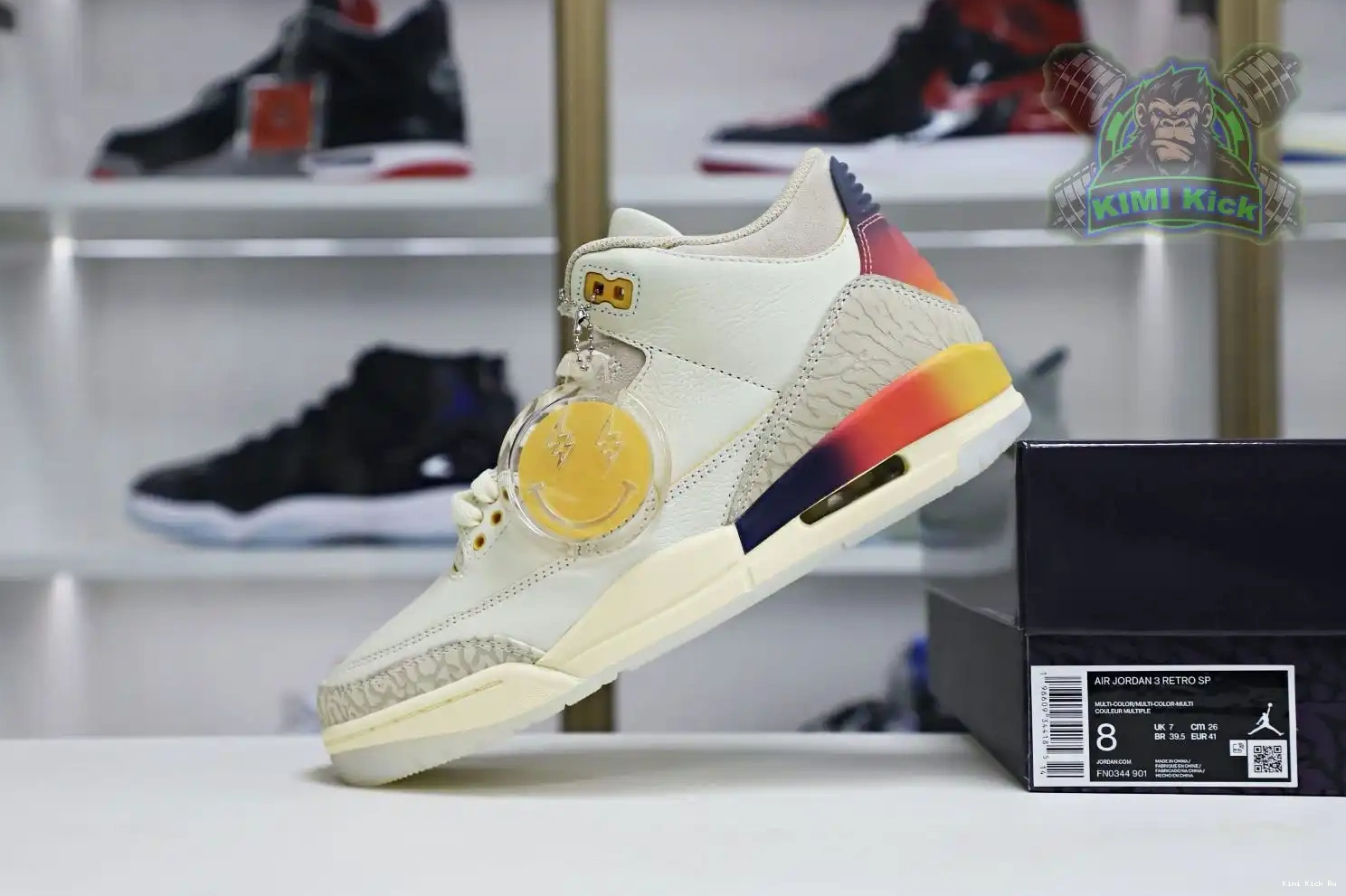 Jordan Air x JBalvin Kimikick Jordan3 0714
